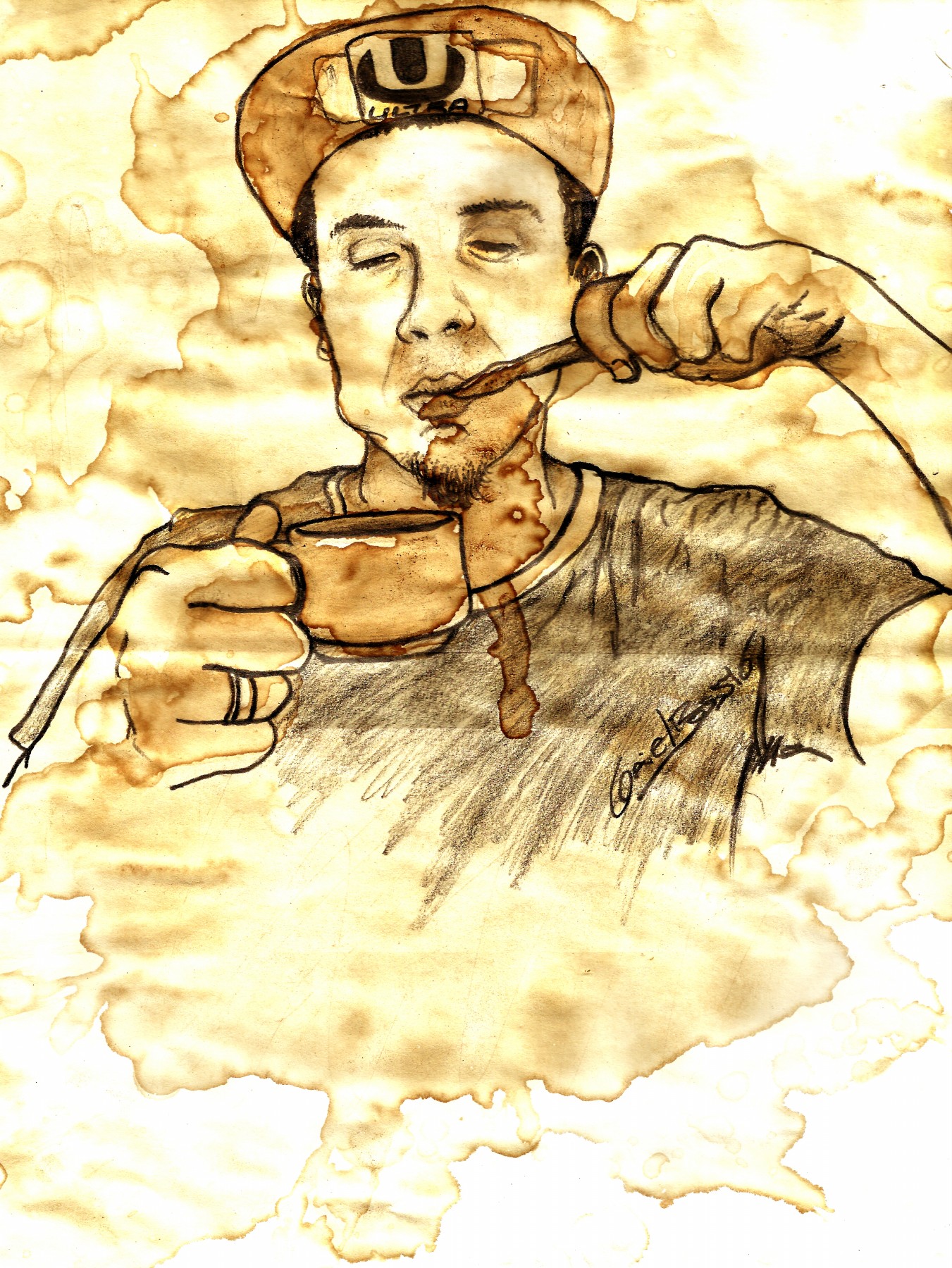 Las huellas que deja el café al levantarme - Daniel Ross Dieguez Guantánamo - Cuba (1)